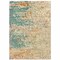 Edge Collections - 8' X 10' - Blue - Stain Resistant Abstract Area Rug for Living Spaces - 1 Piece